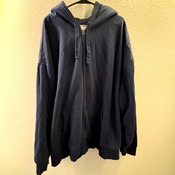 Navy blue zip up jacket - Picture 1 of 2